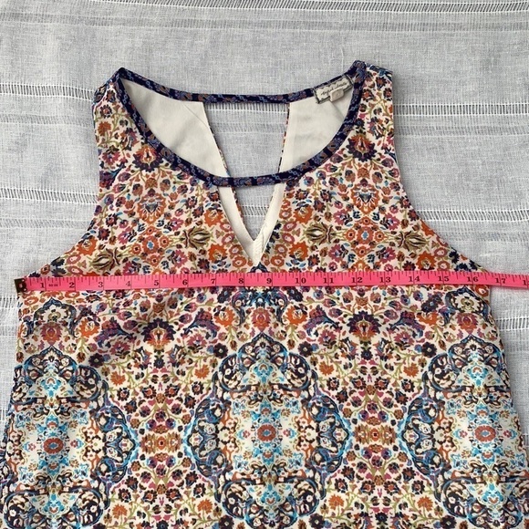 Eyeshadow Bohemian sleeveless tiered tunic. - Picture 7 of 14